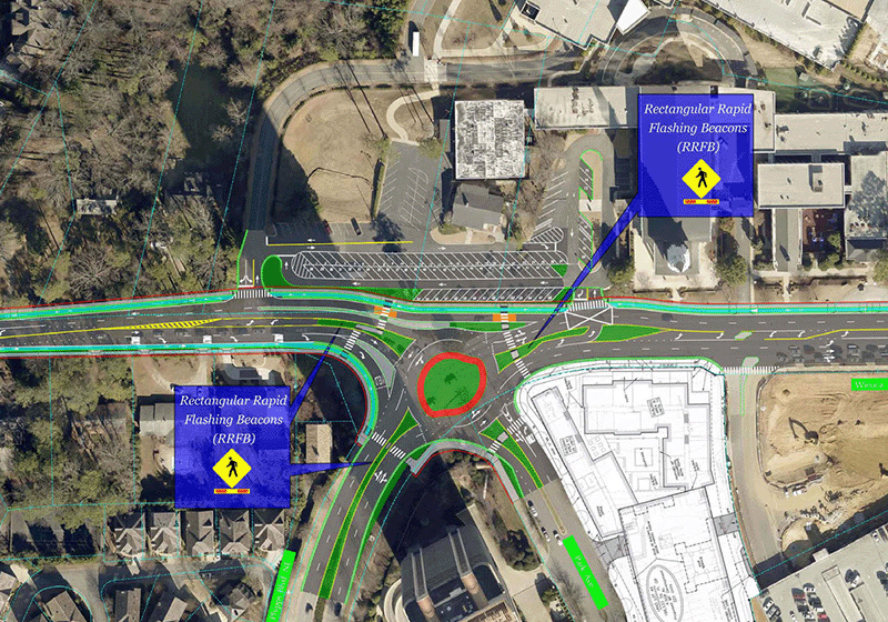 wieuca road roundabout